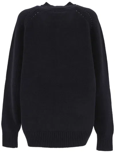 Shop Chloé Chloè C24 Smp23501 Woman Iconic Navy Sweater