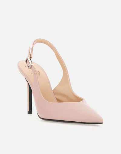 Shop Fabi Baron Pink Leather Pointed Toe Sandals