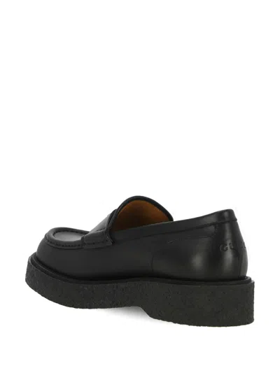 Shop Gucci 759274 Man Black Flat Shoe