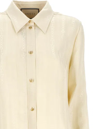 Shop Gucci Woman White Shirt 771928