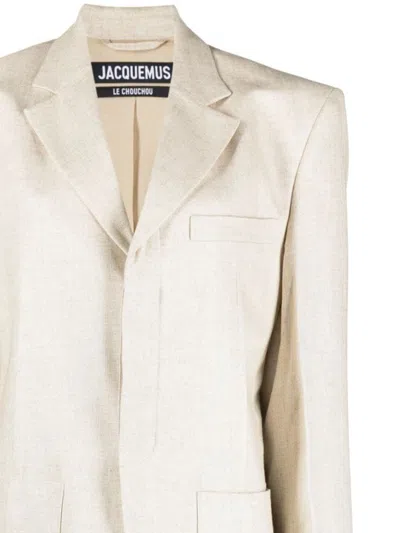 Shop Jacquemus Beige Jacket For Woman 213 Ja101