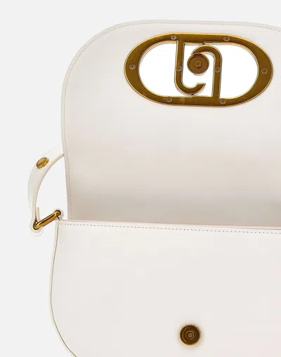 Shop Liu •jo Liu Jo Deuzia Shoulder Bag With White Pu Leather Effect
