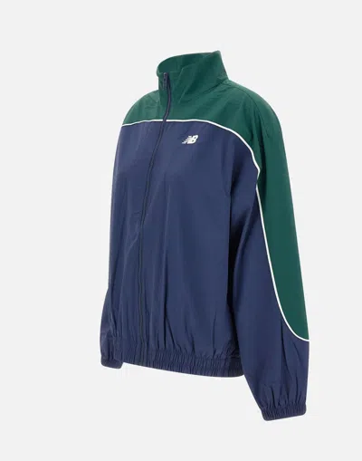 Shop New Balance Sportswear's Greatest Hits Green & Blue Jacket