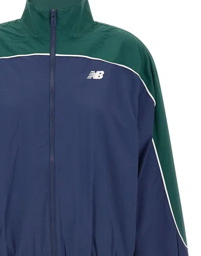Shop New Balance Sportswear's Greatest Hits Green & Blue Jacket