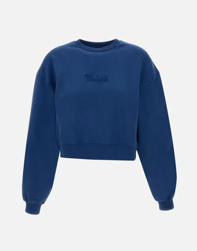 Woolrich Crewneck Pure Cotton Sweatshirt With Embroidered Logo
