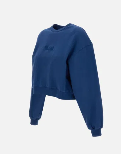 Woolrich Crewneck Pure Cotton Sweatshirt With Embroidered Logo
