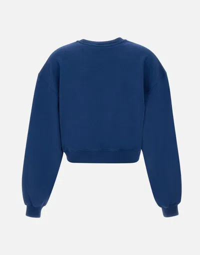 Woolrich Crewneck Pure Cotton Sweatshirt With Embroidered Logo