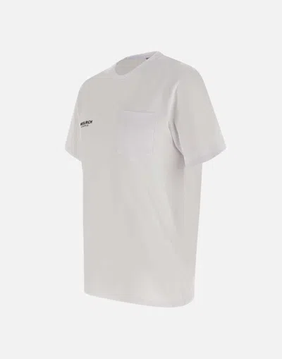 Shop Woolrich Safari Cotton T Shirt White, Short Sleeves
