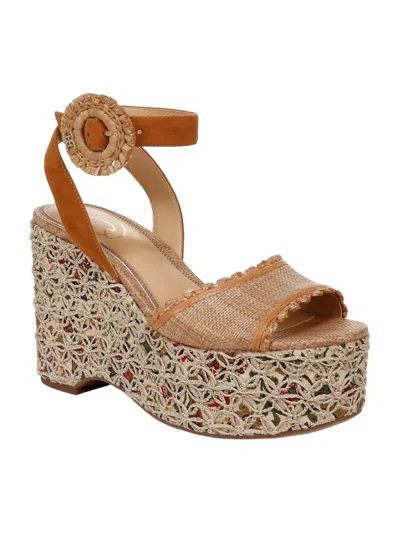 Shop Sam Edelman Amber Sandals In Rust Brown In Multi