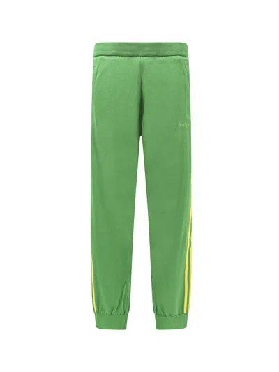 Shop Adidas X Wales Bonner Cotton Trouser With Embroidered Logo
