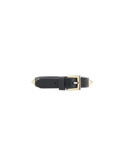 Shop Valentino Leather Bracelet (8x8mm) | Rockstud | Vi