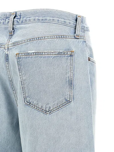 Agolde Low Slung Baggy Jeans Light Blue
