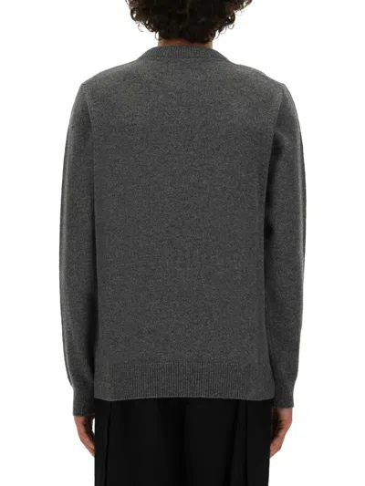 Shop Jil Sander V-neck Scon Shirt In Grey