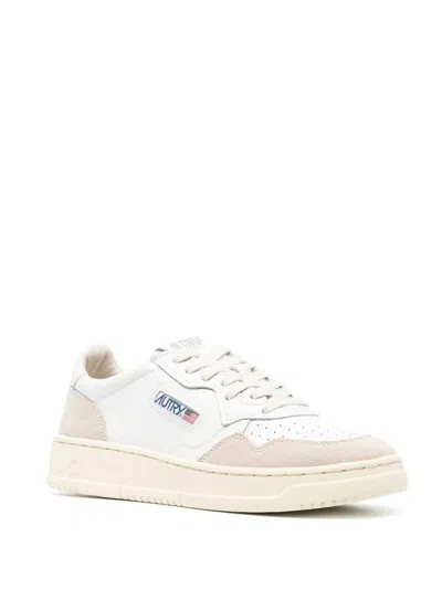 Shop Autry Medalist Sneakers Shoes In White