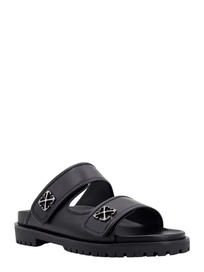 Shop Off-white Off White Sandals In Black