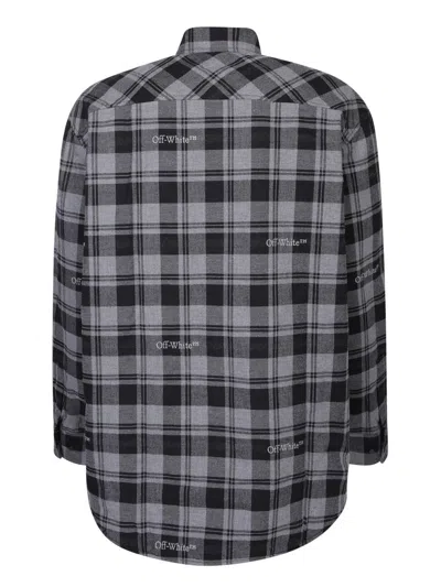 Shop Off-white Shirts In Checked