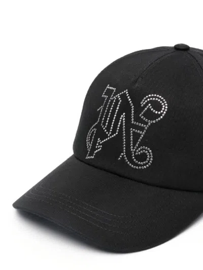 Shop Palm Angels Hats In Black