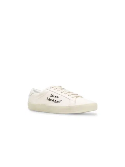 Shop Saint Laurent Sneakers Shoes In White