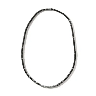 John Hardy Heishi 4mm Beaded Necklace In Silver