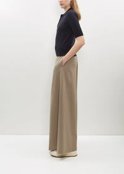The Row Dela Pant In Grey Taupe