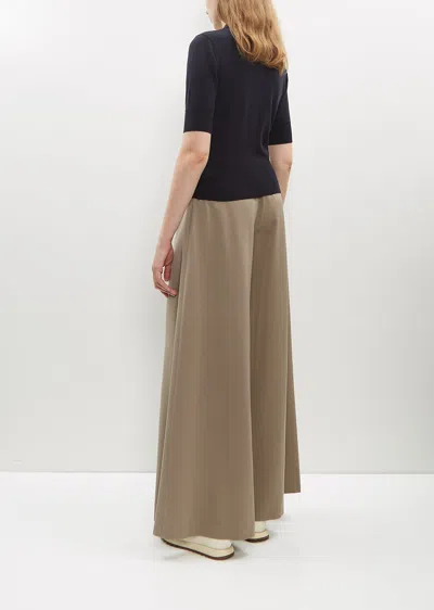 The Row Dela Pant In Grey Taupe