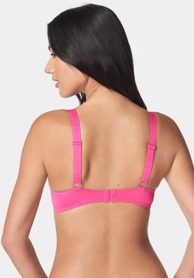 Bebe Microfiber Mega Push-up Bra In Pink Glow