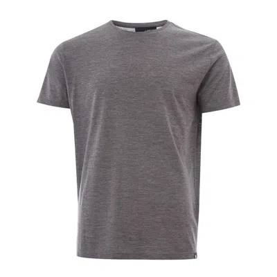 Lardini Elegant Woolen Designer Men's T-shirt In Gray