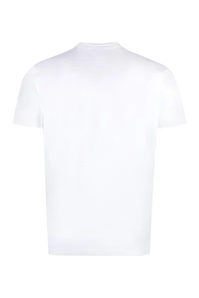 Shop Dsquared2 Cotton Crew-neck T-shirt In White