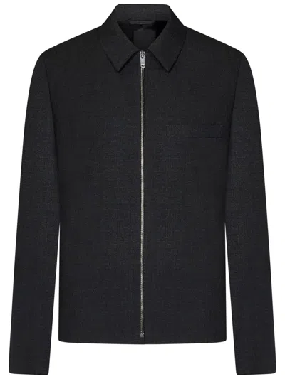 Givenchy Men Structured Blouson In Grey
