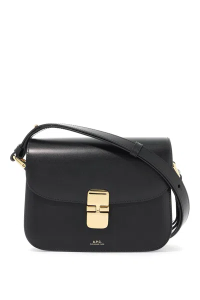 Shop Apc A.p.c. Grace Small Shoulder Bag In 黑色的