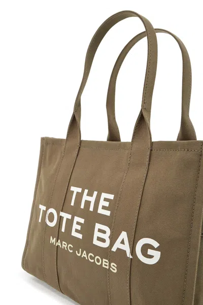 Shop Marc Jacobs The Large Canvas Tote Bag B In 绿色的