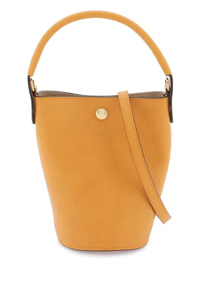 Shop Longchamp Épure Xs Bucket Bag In 橙子