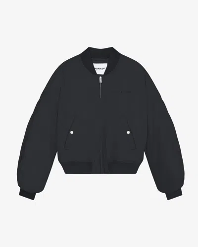 Isabel Marant Étoile Bessime Bomber Jacket In Black
