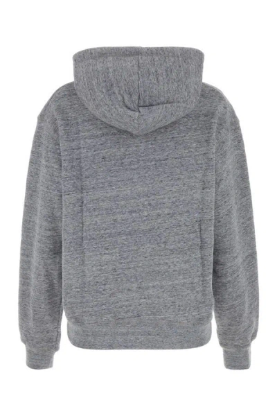 Dsquared2 Dsquared Melange Grey Cotton Sweatshirt In Gray