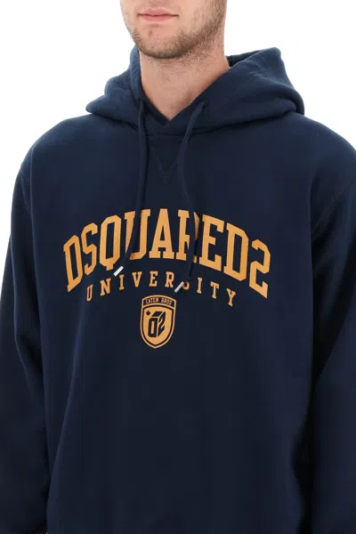Shop Dsquared2 'university' Cool Fit Hoodie Men In Multicolor
