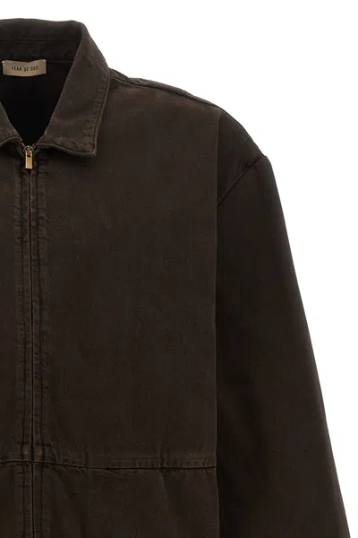 Shop Fear Of God Men '8th Denim' Jacket In Brown