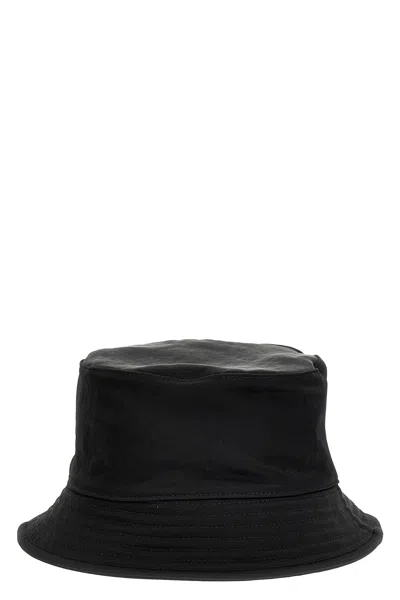 Fear Of God Men Logo Patch Bucket Hat In Black