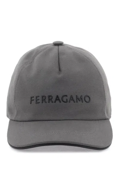 Shop Ferragamo Logo Baseball Cap Men In Multicolor