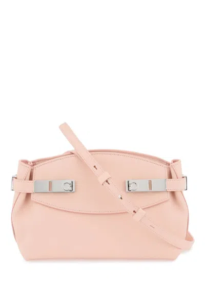 Ferragamo Small Hug Pouch With Removable Strap Women In Multicolor