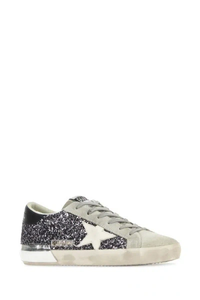 Shop Golden Goose Deluxe Brand Woman Multicolor Suede And Fabric Superstar Classic Sneakers