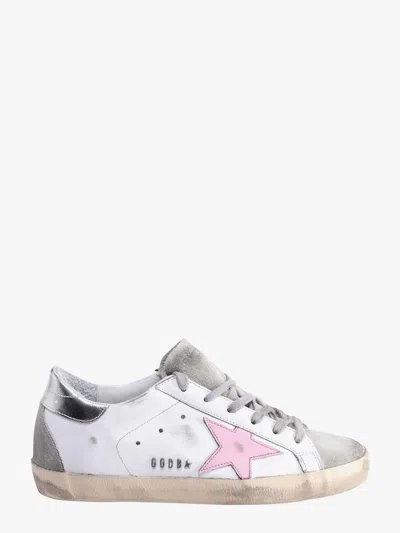 Shop Golden Goose Deluxe Brand Woman Superstar Woman White Sneakers