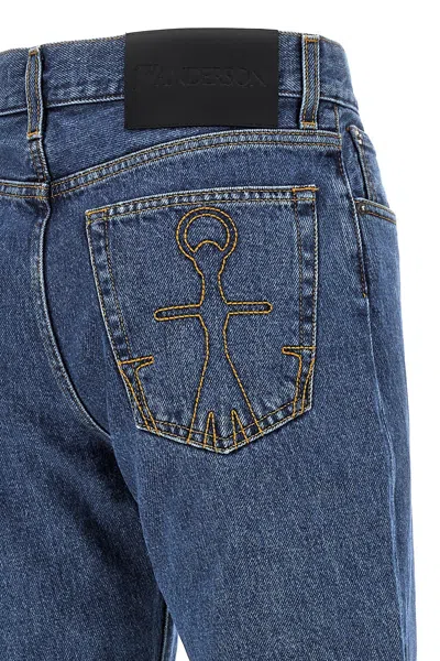 Shop Jw Anderson J.w.anderson Women 'anchor' Jeans In Blue