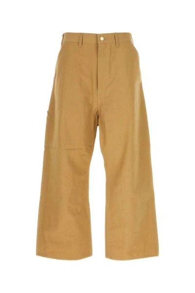 Shop Junya Watanabe Man Beige Cotton  X Carhartt  Pant In Brown