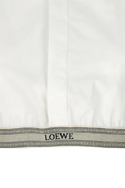 Shop Loewe Women Cropped Shirt In White