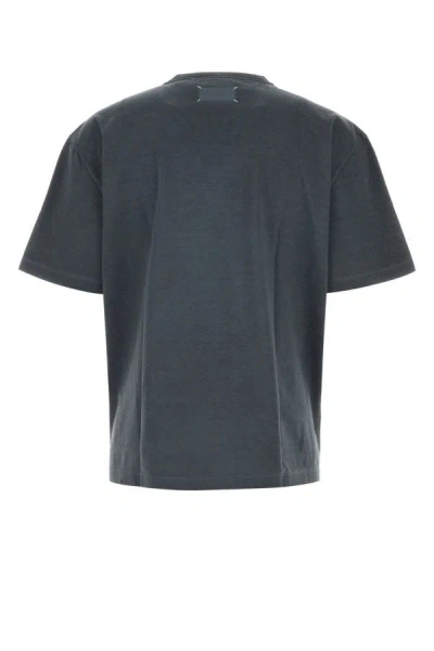 Shop Maison Margiela Man Dark Grey Cotton Oversize T-shirt In Gray