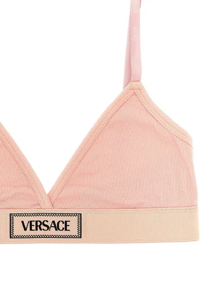 Shop Versace Women '90s Vintage' Bra In Pink