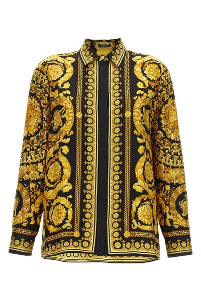 Shop Versace Women 'barocco' Shirt In Multicolor