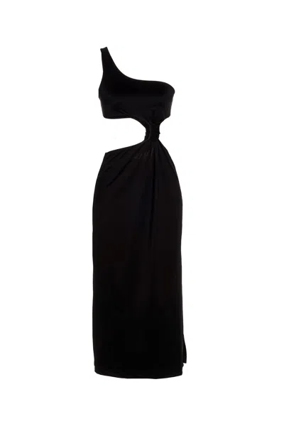 Shop Versace Women 'swim Robe' Dress In Black
