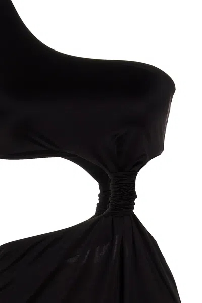 Shop Versace Women 'swim Robe' Dress In Black