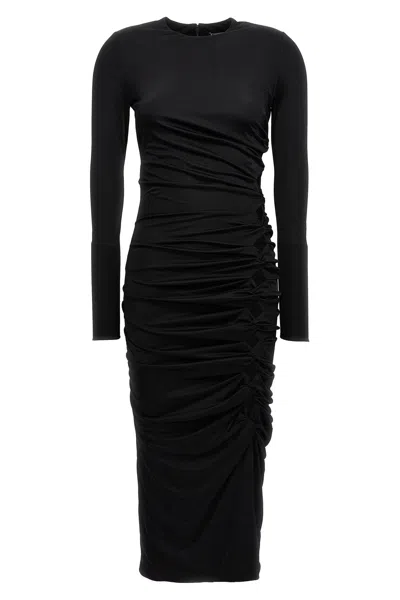 Shop Versace Women La Vacanza Capsule Midi Dress In Black